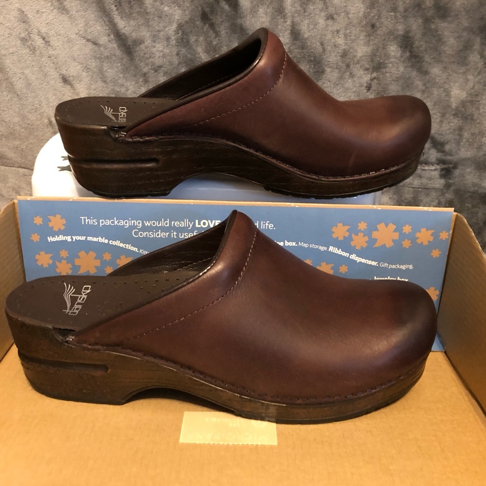 Dansko Sonja Oiled Full Grain Espresso, Size 39
